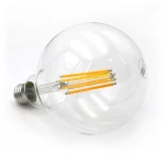 Adeleq Led Λάμπα Cog Globe Φ125 Διάφανο Ε27 16W 230V Θερμό 13-271251600