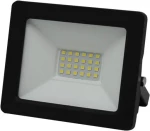 Adeleq Προβολέας LED-SMD 20W 230V 6200K IP65 Μαύρος Με 50cm Καλώδιο 3-392010