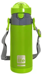 Ecolife Θερμός Παιδικός Kids Thermos 400ml Green 33-BO-2994