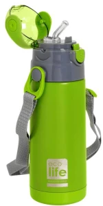 Ecolife Θερμός Παιδικός Kids Thermos 400ml Green 33-BO-2994