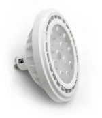Adeleq LED Λάμπα AR111 GU10 12W 230V 24 Μοιρών Ντιμαριζόμενο Λευκό 13-11122419