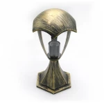 Adeleq Φανάρι Αλουμινίου Επιδαπέδιο H33cm L19cm Ντουί E27 IP44 Ρουστίκ 9-36471