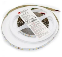 Adeleq Ταινία LED Λευκή Αυτοκόλλητη 5m 24VDC 2835 7.2W Και 60LED Ανά Μέτρο IP20 Πορτοκαλί 30-342473