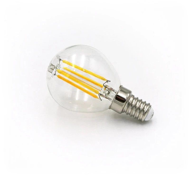 Adeleq Led Λάμπα Cog Σφαιρικό Διάφανο Ε14 7W 230V Ψυχρό 13-141170