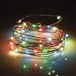 Fos Me Σύρμα Με 100 LED Πολύχρωμα IP44 Με Τροφοδοτικό & Controller 10m 27-00219