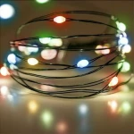 Fos Me Σύρμα Με 100 LED Πολύχρωμα IP44 Με Τροφοδοτικό & Controller 10m 27-00219