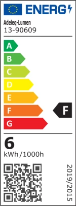 Adeleq Λάμπα LED SMD Κεραμικό G9 6W Διάφανο Ντιμαριζόμενο Ψυχρό 13-90609