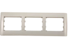 RHYME TRIPLE PANEL CHAMPAGNE METALLIC