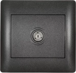 RHYME TV SOCKET GRAPHITE METALLIC