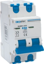 MCB 2P C16 6KA 2M