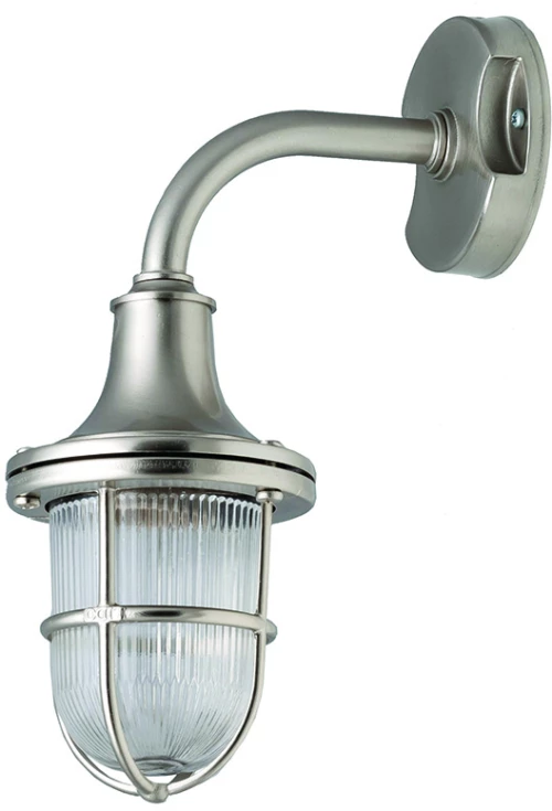 ΑΠΛΙΚΑ ΜΠΡΟΥΤΖΙΝΗ ,E27,IP64,20cmX30cm ΧΡΩΜΑ ΓΚΡΙ(4111ΓΚ)