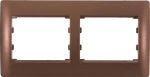 RHYME DOUBLE PANEL- COFFEE METALLIC
