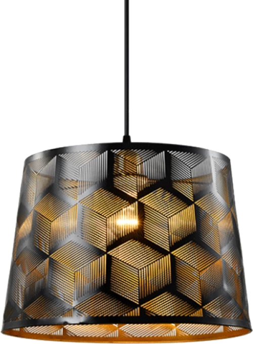 MARSEL PENDANT 1XE27 BLACK/GOLD