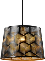 MARSEL PENDANT 1XE27 BLACK/GOLD