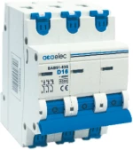 MCB 3P D50 6KA 3M