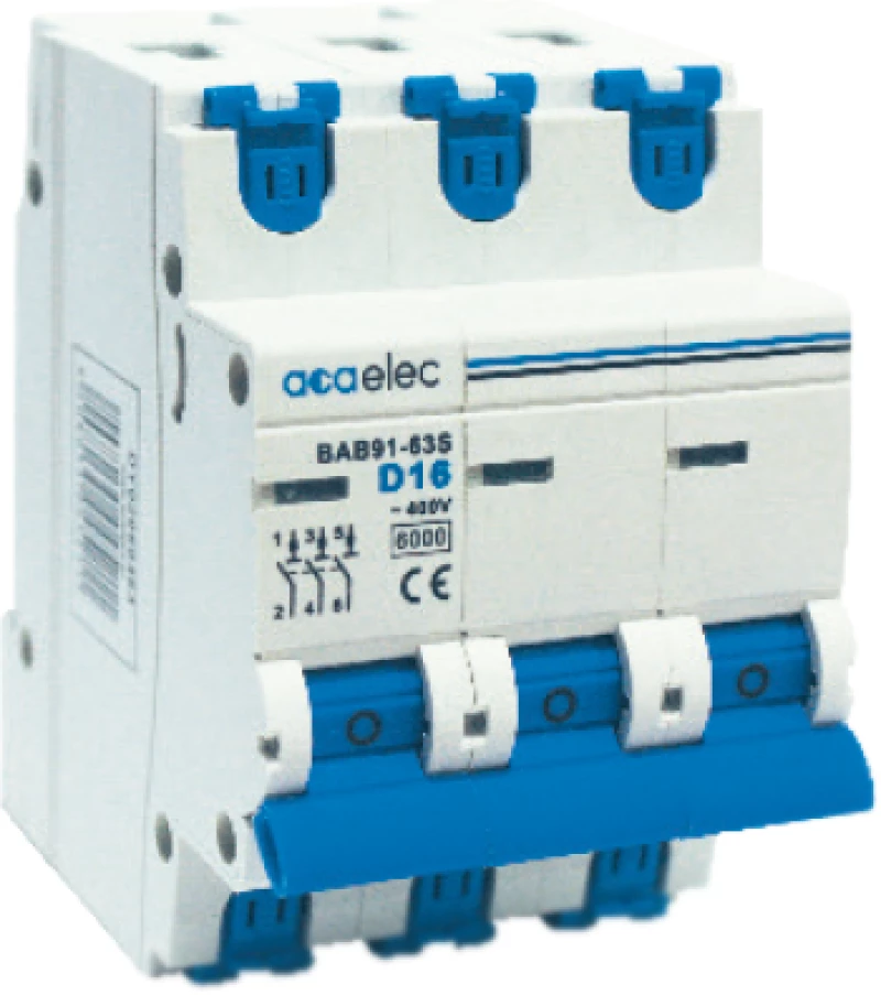 MCB 3P D50 6KA 3M