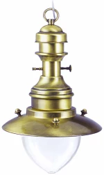 ΜΠΡΟΥΤΖΙΝΟ ΠΥΡΟΦΑΝΙ ΜΕ ΑΛΥΣΙΔΑ E27,IP43,CE,32CMX58CM ΧΡΩΜΑ  ΜΠΟΡΝΤΩ(452ΜΠΟ)