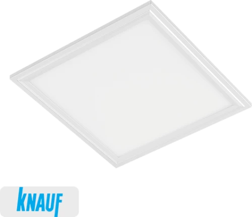 LED PANEL FOR DRYWALL 48W 6400K 595x595x9mm WHITE FRAME