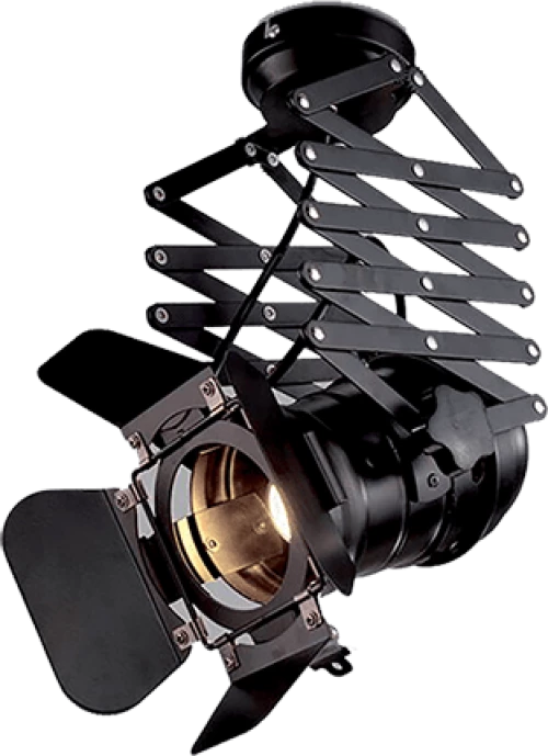 CINEMA CHANDELIER 1XE27 BLACK