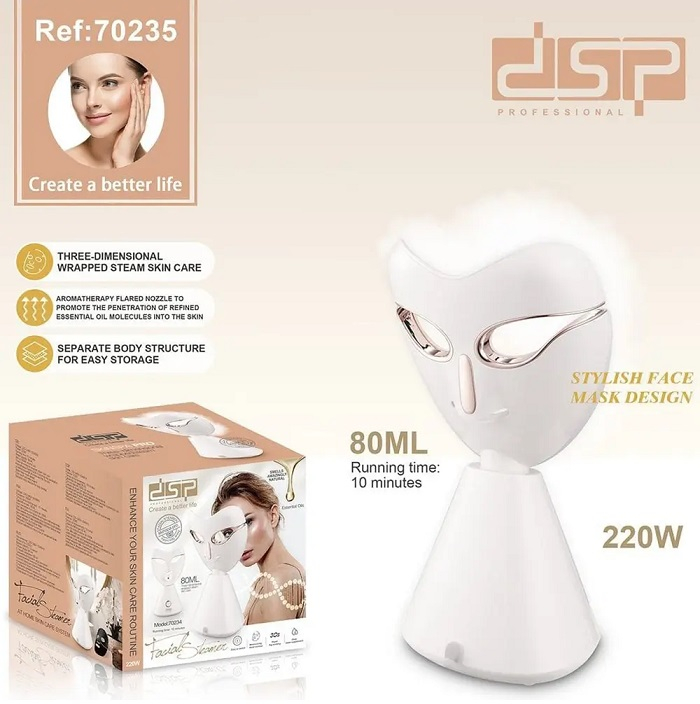 Συσκευή σάουνας προσώπου με ατμό - Mask - 70235 - DSP - 614672