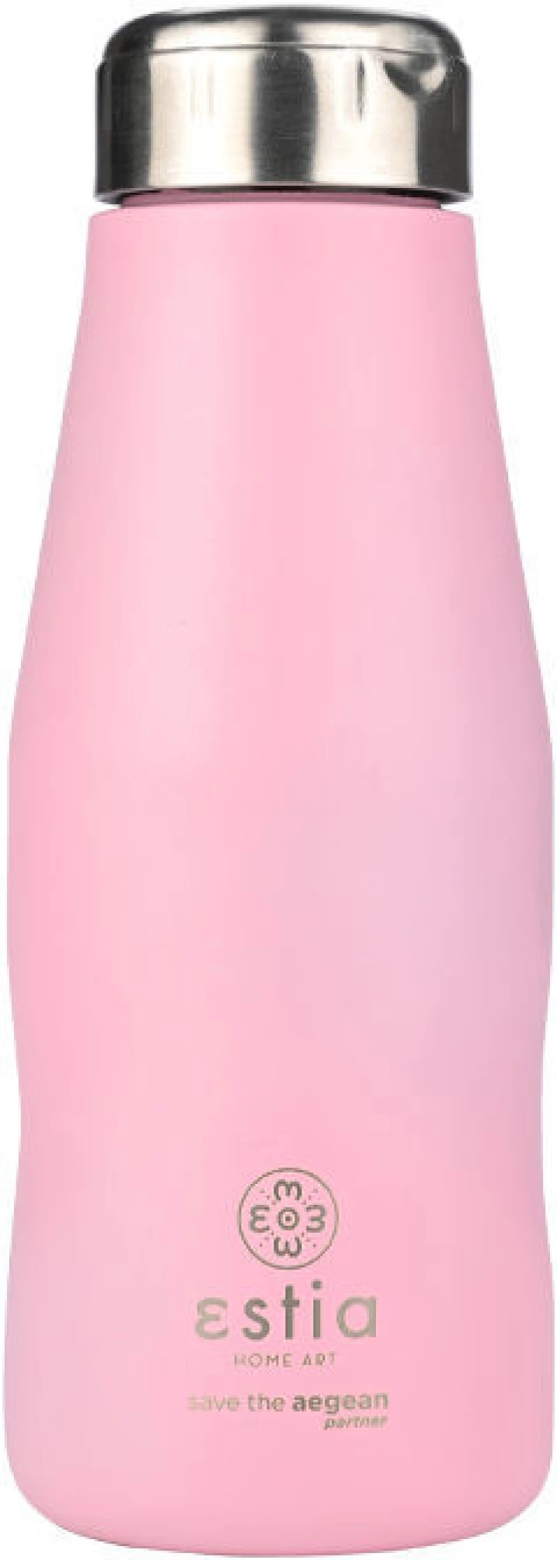 Estia Θερμος Travel Flask Save the Aegean 350ml Blossom Rose