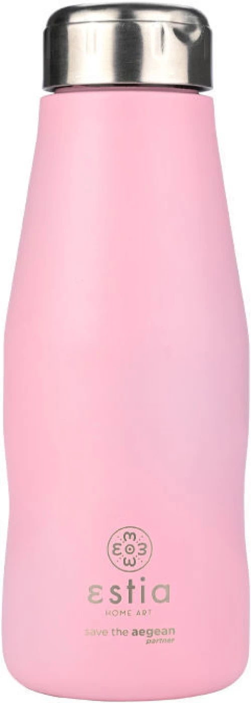 Estia Θερμος Travel Flask Save the Aegean 350ml Blossom Rose