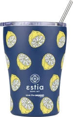 Estia Θερμος Coffee mug Save the Aegean 350ml Citrus Infusion