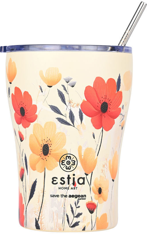 Estia Θερμος Coffee mug Save the Aegean 350ml Summer Reverie