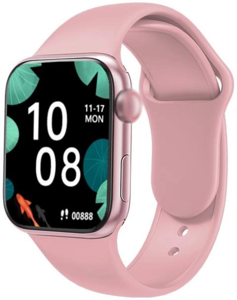 WearFit HW22 Pro 44mm Smartwatch με Παλμογράφο (Ροζ)