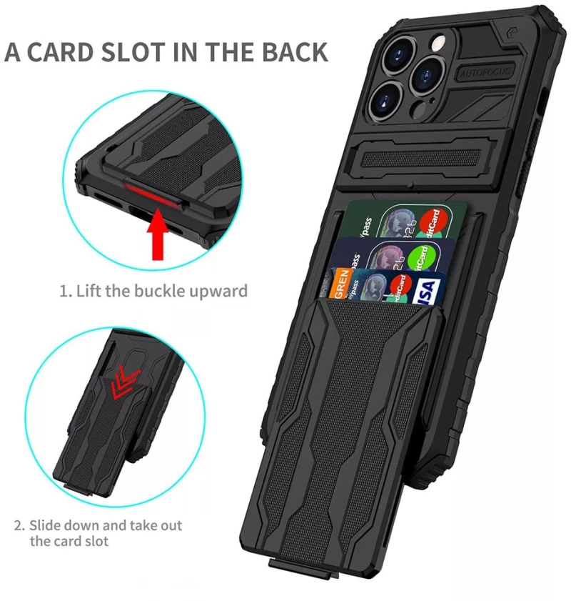 Tel Protect® Θήκη Compo Case iPhone 12 Pro Max Μαύρο