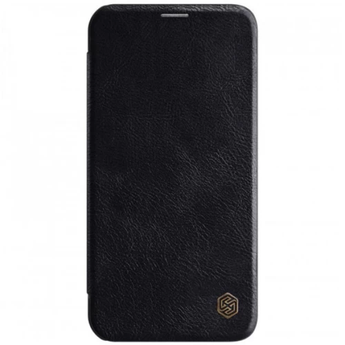 Θήκη Βοοκ Δερματίνης Nillkin QIN iPhone 12 Pro Max Χρώματος Μαύρο