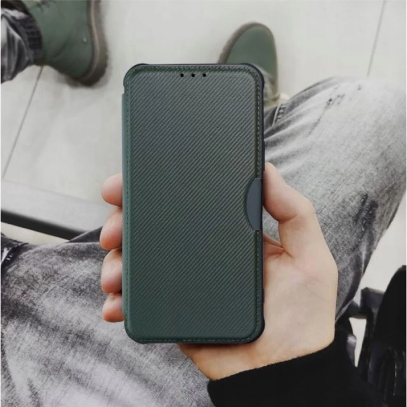 RAZOR Θήκη Book Samsung Galaxy A13 5G/A04S Σκούρο Πράσινο
