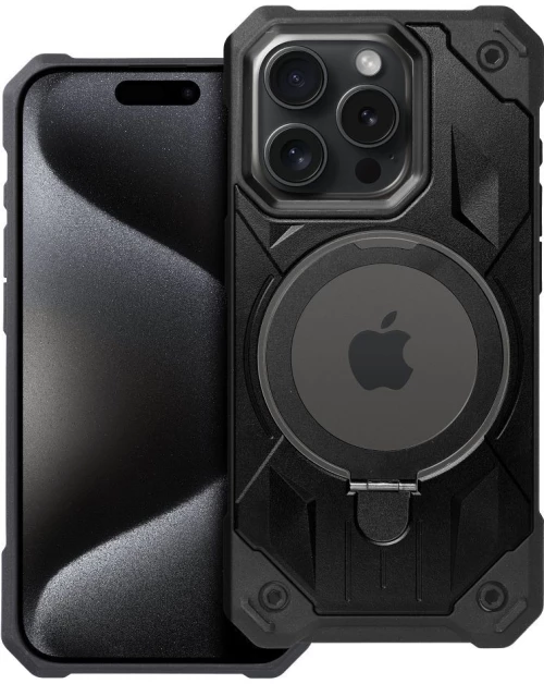 Armor Mag Cover Θήκη συμβατή με MagSafe για iPhone 15 Pro - Μαύρο