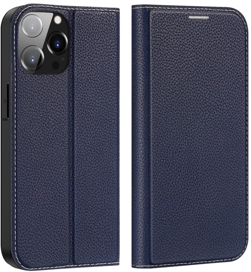 DUX DUCIS® Skin X2 Series Book Δερματίνη iPhone 14 Pro Max - Navy