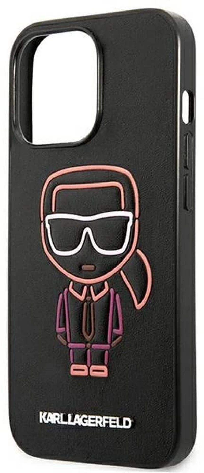 Karl Lagerfeld® Karl Ikonik Outline Back Cover iPhone 13 Pro Μαύρο (KLHCP13LTUOK)
