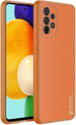 Dux Ducis Yolo Θήκη Πλάτης Δερματίνη Samsung Galaxy Α52 5G / 4G Πορτοκαλί