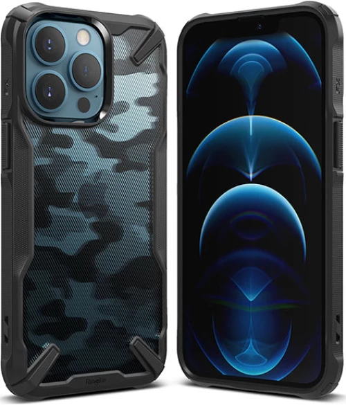 Θήκη Ringke Fusion X iPhone 13 Pro Max Χρώματος Μαύρο – Παραλλαγή