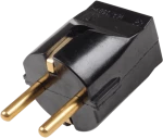 PLUG BAKELITE 16A BLACK