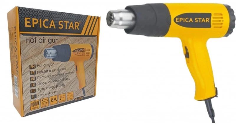ΠΙΣΤΟΛΙ ΘΕΡΜΟΥ ΑΕΡΑ 220V/1600W EPICA STAR EP-10067