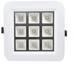 LED φωτιστικό οροφής 9W 220V - LED PANEL LIGHT SQUARE WHITE 15001