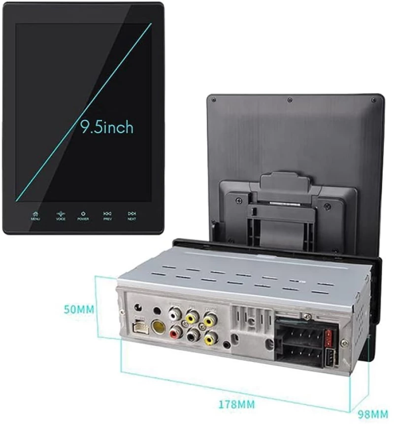 Ηχοσύστημα Αυτοκινήτου Universal 1DIN (Bluetooth/USB) με Οθόνη Αφής 9.5" - Car MP5 Player Vertical Screen Universal 014374
