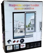 Μαγνητική σίτα παραθύρου 150cm x 150cm - Magnetic Stripe Border Screen Window 002430