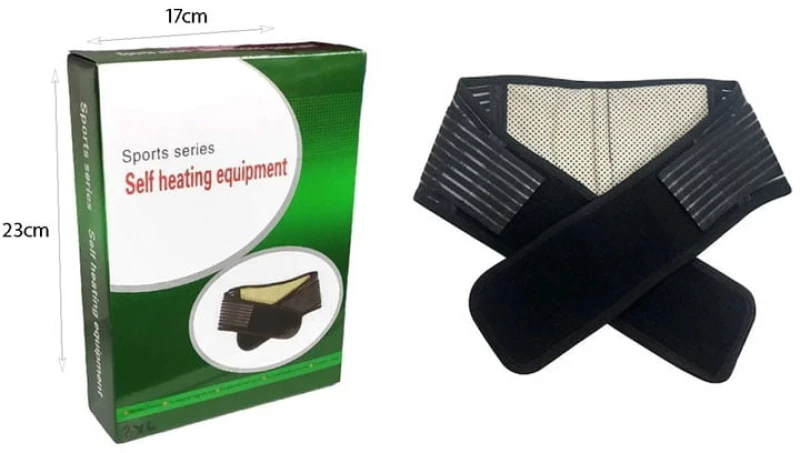 Θερμαινόμενη Ζώνη Μέσης Μαύρη - Self heating equipment z692034
