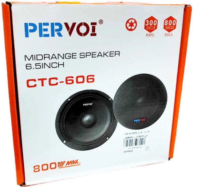 PerVoi Σετ Ηχεία Αυτοκινήτου CTC-606 6.5" με 300W RMS - Midrange speaker z891010