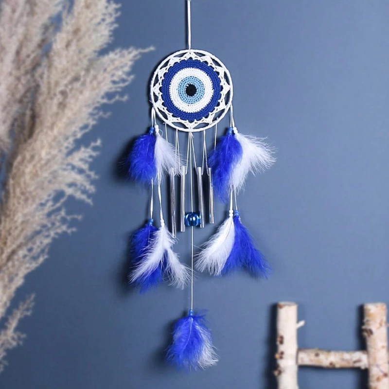 Κρεμαστό διακοσμητικό ονειροπαγίδα 65cm - Hanging decoration dreamcatcher 0101017