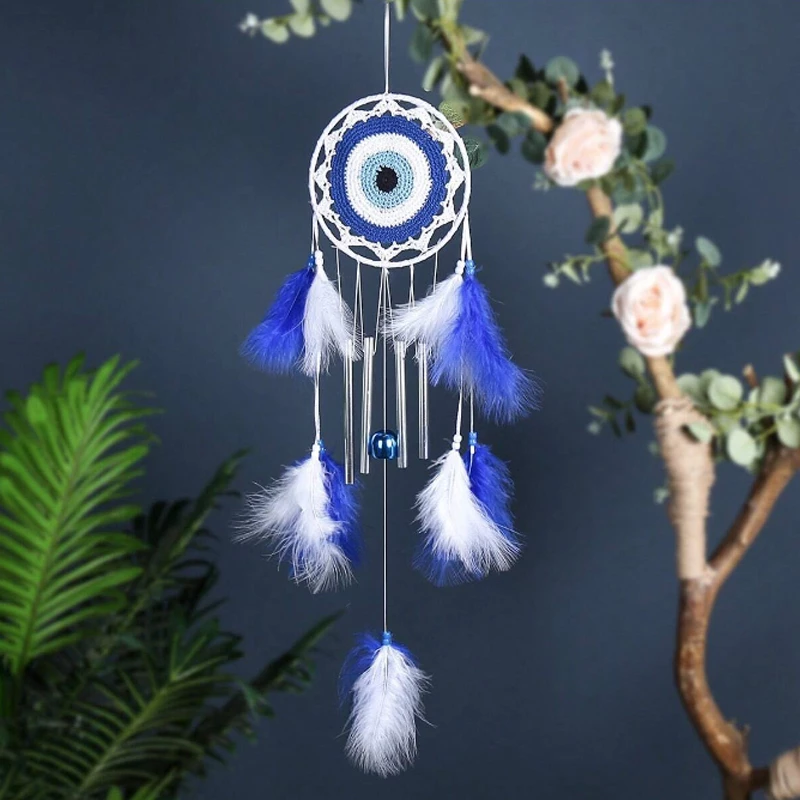 Κρεμαστό διακοσμητικό ονειροπαγίδα 65cm - Hanging decoration dreamcatcher 0101017
