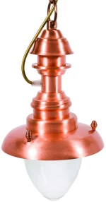 ΜΠΡΟΥΤΖΙΝΟ ΠΥΡΟΦΑΝΙ ΜΕ ΑΛΥΣΙΔΑ E27,IP43,CE,20CMX40CM  ΧΑΛΚΟΣ(450ΧΑΛ)