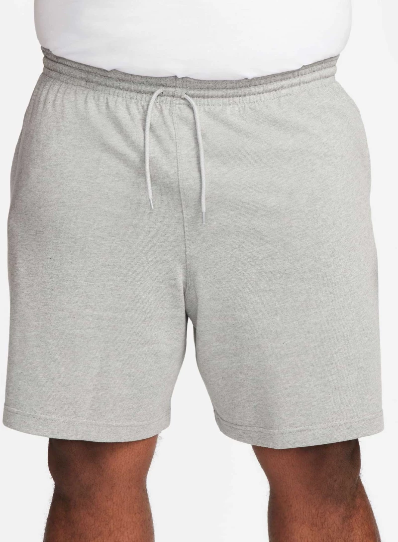 NIKE MEN CLUB KNIT SHORT COTTON REGULAR FIT GREY FQ4359-063