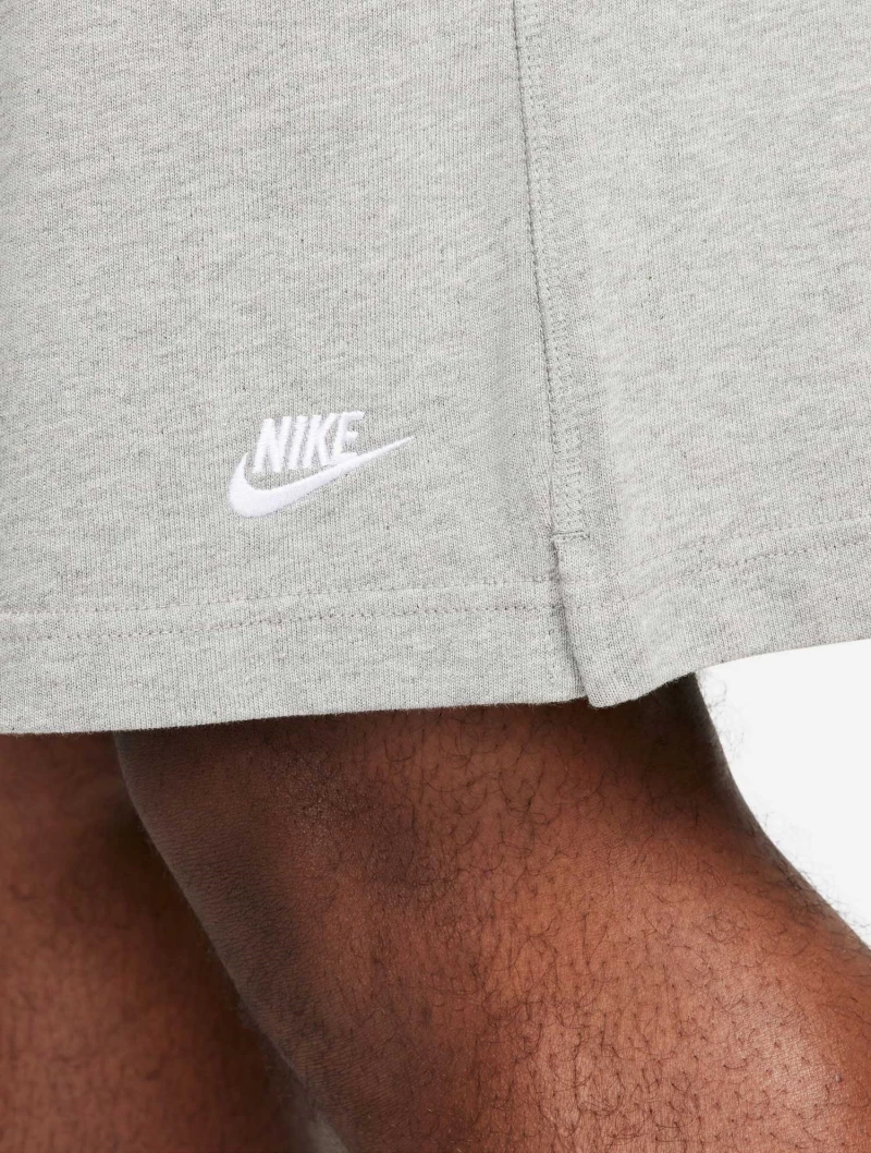 NIKE MEN CLUB KNIT SHORT COTTON REGULAR FIT GREY FQ4359-063
