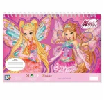 Μπλοκ Ζωγραφικής  Winx 40 Φύλλων